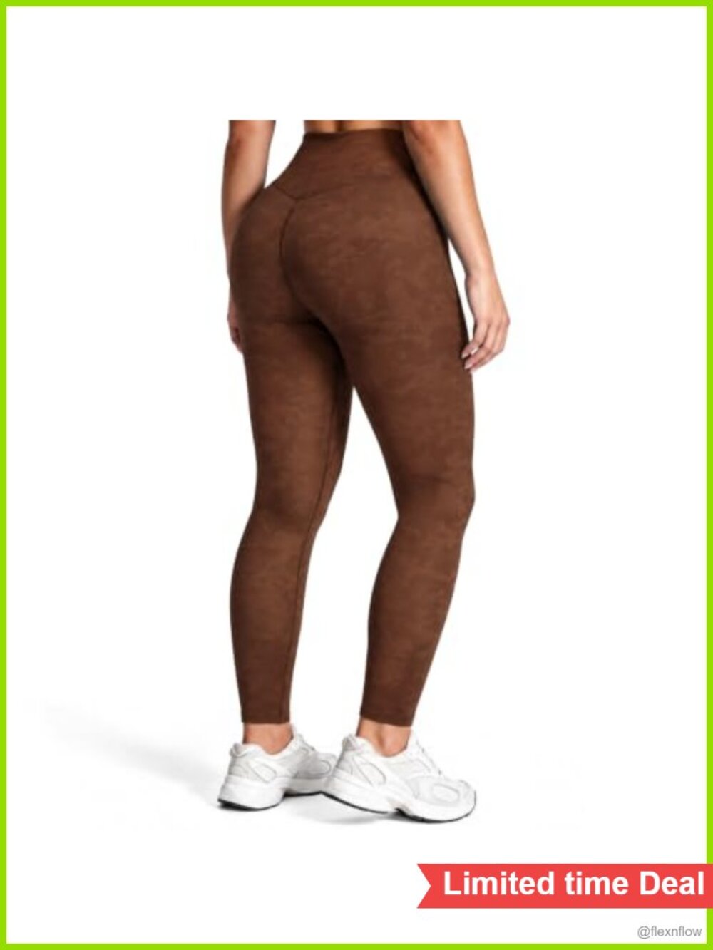 Aoxjox Metamorph Deep V Yoga Leggings High Waist Compressive